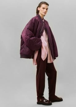 The Frankie Shop CLOTHING Astra Bomber Jacket - Royal Purple