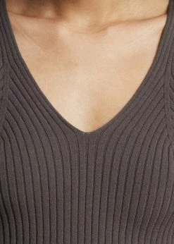 The Frankie Shop CLOTHING Athena Knit Bralette - Carafe