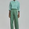 The Frankie Shop CLOTHING Atreides Pleated Pants - Forest Green