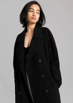 Blossom CLOTHING Avery Trench Coat - Black