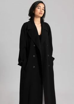 Blossom CLOTHING Avery Trench Coat - Black