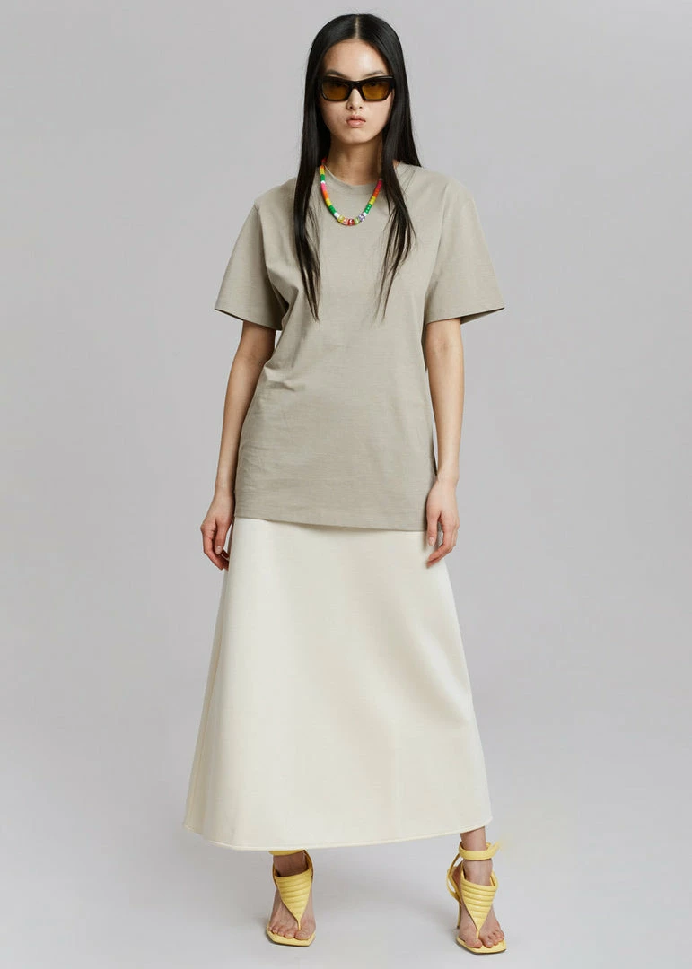 Outlet β¨ The Frankie Shop CLOTHING Azaro Tee - Beige π 2 The Frankie Shop CLOTHING Azaro Tee - Beige