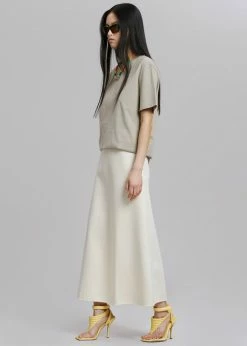 Outlet β¨ The Frankie Shop CLOTHING Azaro Tee - Beige π 10 The Frankie Shop CLOTHING Azaro Tee - Beige