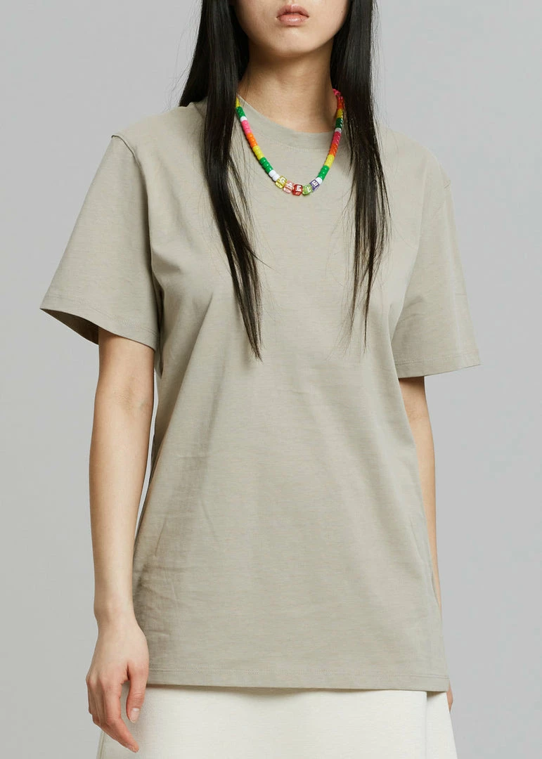 Outlet β¨ The Frankie Shop CLOTHING Azaro Tee - Beige π 5 The Frankie Shop CLOTHING Azaro Tee - Beige