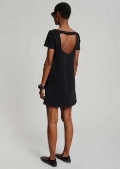 The Frankie Shop Bardot Mini Dress - Black CLOTHING