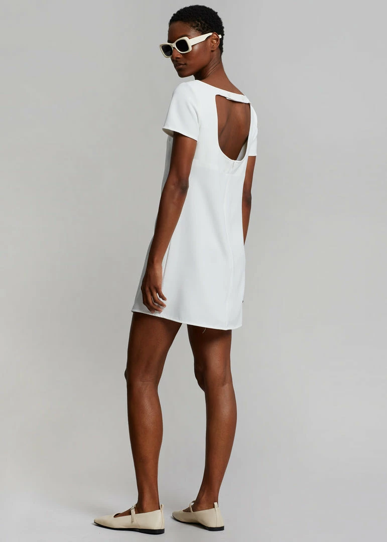 Cheap π The Frankie Shop Bardot Mini π Dress - White π₯° 2 The Frankie Shop Bardot Mini Dress - White