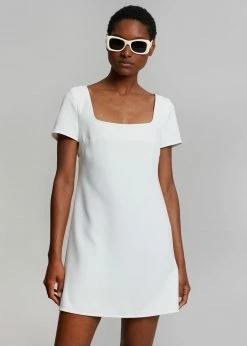 Cheap π The Frankie Shop Bardot Mini π Dress - White π₯° 9 The Frankie Shop Bardot Mini Dress - White