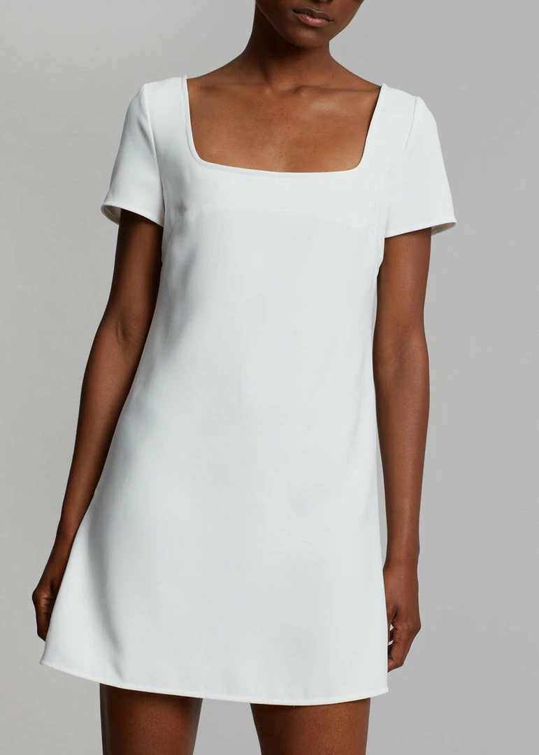 Cheap π The Frankie Shop Bardot Mini π Dress - White π₯° 3 The Frankie Shop Bardot Mini Dress - White