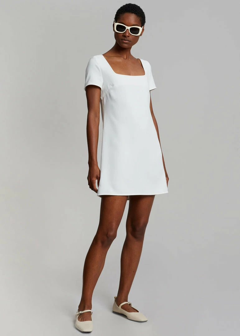 Cheap π The Frankie Shop Bardot Mini π Dress - White π₯° 1 The Frankie Shop Bardot Mini Dress - White