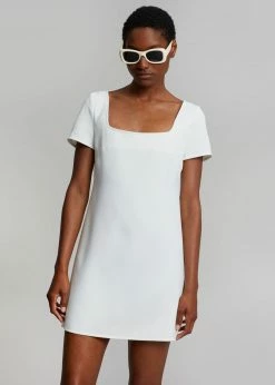 Cheap π The Frankie Shop Bardot Mini π Dress - White π₯° 10 The Frankie Shop Bardot Mini Dress - White