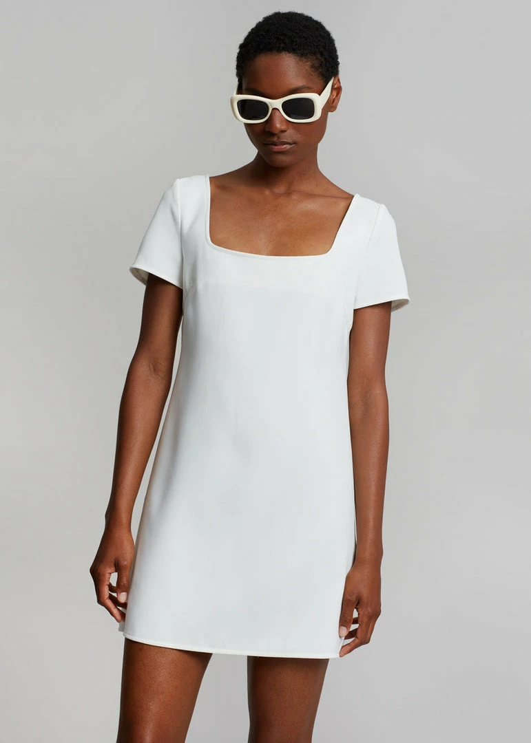 Cheap π The Frankie Shop Bardot Mini π Dress - White π₯° 5 The Frankie Shop Bardot Mini Dress - White