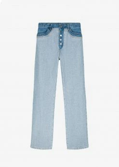 Agit CLOTHING Bay Reverse Jeans - Worn Wash