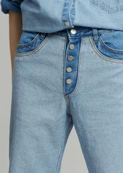 Agit CLOTHING Bay Reverse Jeans - Worn Wash