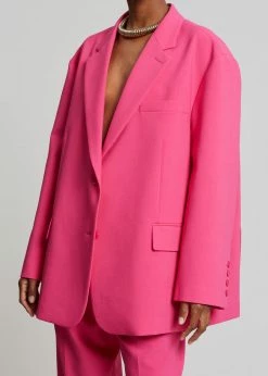 Best deal π The Frankie Shop CLOTHING Bea Blazer - Fuchsia 𧨠9 The Frankie Shop CLOTHING Bea Blazer - Fuchsia