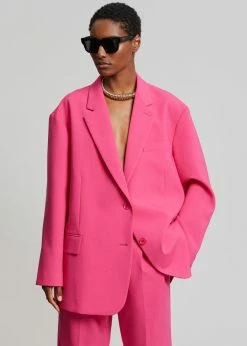 The Frankie Shop CLOTHING Bea Blazer - Fuchsia
