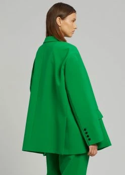 The Frankie Shop CLOTHING Bea Blazer - Kelly Green