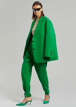 The Frankie Shop CLOTHING Bea Blazer - Kelly Green
