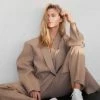 The Frankie Shop Bea Blazer - Latte