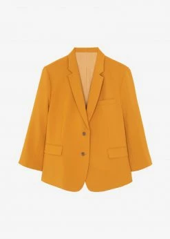 The Frankie Shop Bea Blazer - Mustard