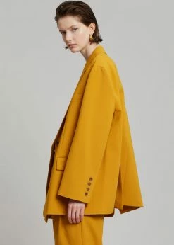 The Frankie Shop Bea Blazer - Mustard