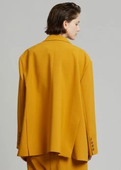 The Frankie Shop Bea Blazer - Mustard