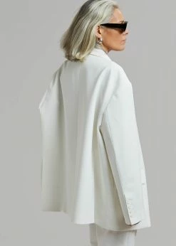 Wholesale π₯° The Frankie Shop CLOTHING Bea Blazer - White π 16 The Frankie Shop CLOTHING Bea Blazer - White