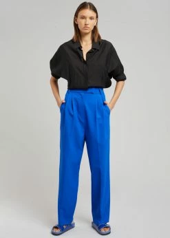 The Frankie Shop Bea Suit Pants - Cobalt