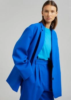 The Frankie Shop Bea Suit Pants - Cobalt