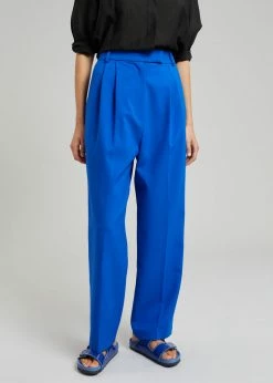 The Frankie Shop Bea Suit Pants - Cobalt