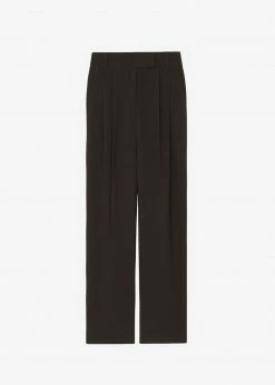 The Frankie Shop CLOTHING Bea Suit Pants - Dark Espresso