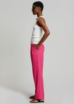 The Frankie Shop Bea Suit Pants - Fuchsia