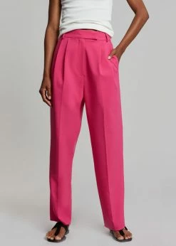 The Frankie Shop Bea Suit Pants - Fuchsia
