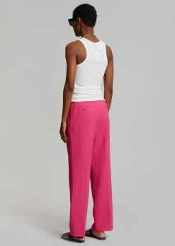 The Frankie Shop Bea Suit Pants - Fuchsia