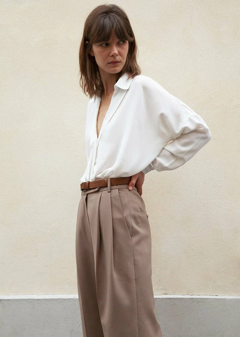 Coupon π The Frankie Shop Bea Suit Pants - Latte CLOTHING π 6 The Frankie Shop Bea Suit Pants - Latte CLOTHING