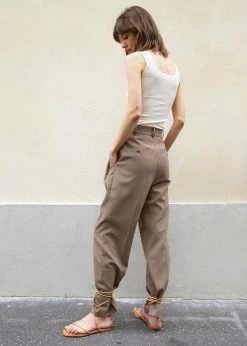 Coupon π The Frankie Shop Bea Suit Pants - Latte CLOTHING π 28 The Frankie Shop Bea Suit Pants - Latte CLOTHING
