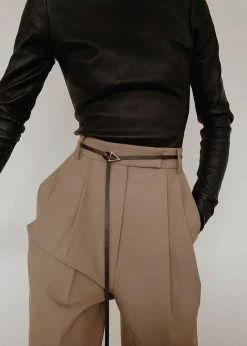 Coupon π The Frankie Shop Bea Suit Pants - Latte CLOTHING π 18 The Frankie Shop Bea Suit Pants - Latte CLOTHING