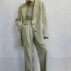 The Frankie Shop Bea Suit Pants - Melon CLOTHING