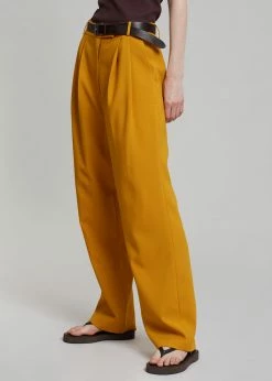 The Frankie Shop CLOTHING Bea Suit Pants - Mustard