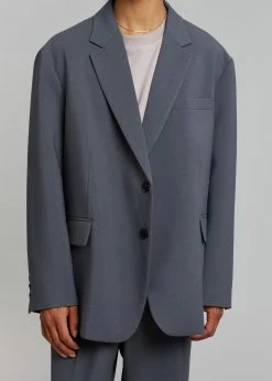 The Frankie Shop Beo Blazer - Charcoal Men