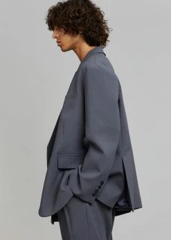 The Frankie Shop Beo Blazer - Charcoal Men