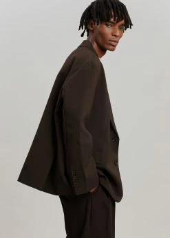 The Frankie Shop Beo Blazer - Dark Espresso Men