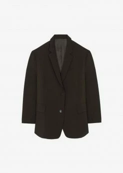 The Frankie Shop Beo Blazer - Dark Espresso Men