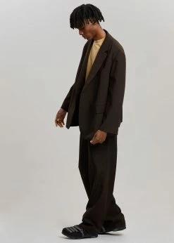 The Frankie Shop Beo Blazer - Dark Espresso Men