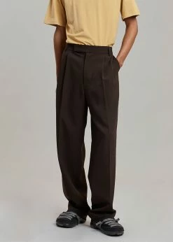 The Frankie Shop Beo Suit Pants - Dark Espresso