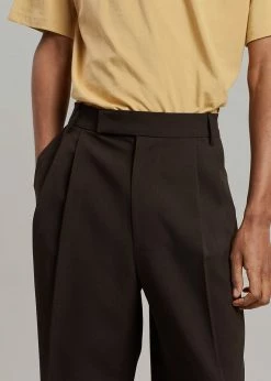 The Frankie Shop Beo Suit Pants - Dark Espresso