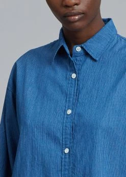 Cheapest π Siento Beya Denim π Shirt - Medium Wash β 19 Siento Beya Denim Shirt - Medium Wash