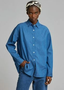 Siento Beya Denim Shirt - Medium Wash