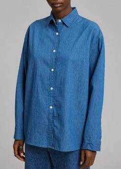 Cheapest π Siento Beya Denim π Shirt - Medium Wash β 15 Siento Beya Denim Shirt - Medium Wash