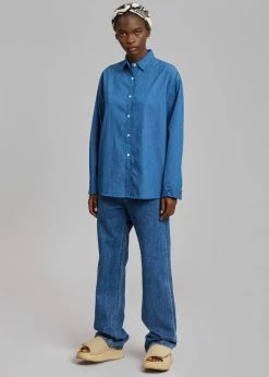 Cheapest π Siento Beya Denim π Shirt - Medium Wash β 14 Siento Beya Denim Shirt - Medium Wash