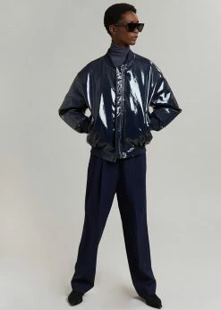 Hot Sale π Blessd Blake Patent Bomber - Navy π 11 Blessd Blake Patent Bomber - Navy